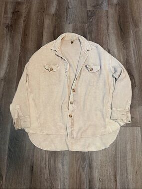 Free People Cream Scout Jacket